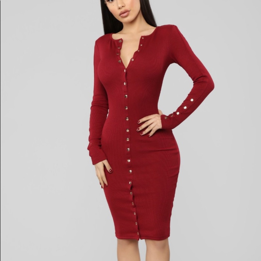 Fashion nova Button down dress